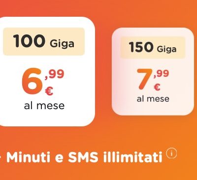 ho.Mobile, le nuove offerta a partire da 6,99€ con 100 GIGA e minuti illimitati