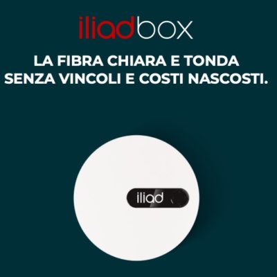 Iliad box, la fibra a 19,99€ per sempre