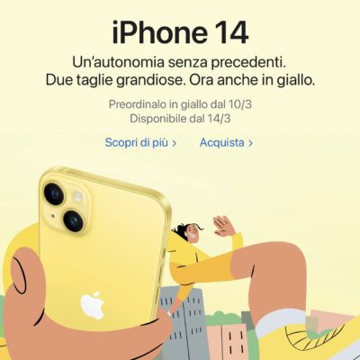 iPhone 14 giallo disponibile per il pre-ordine, primo unboxing online