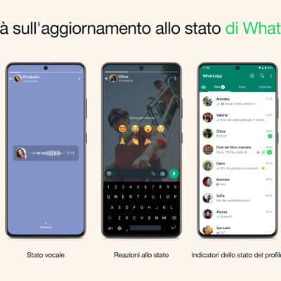 WhatsApp si aggiorna con gli stati vocali
