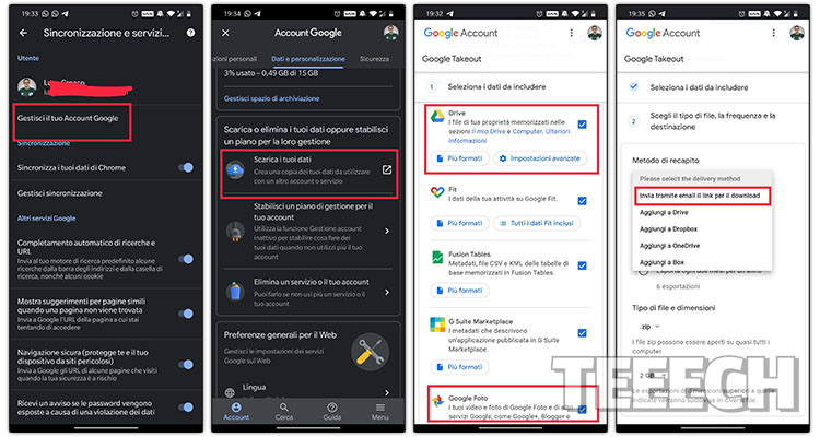 Come trasferire foto da Google Foto a smartphone Huawei senza Servizi Google