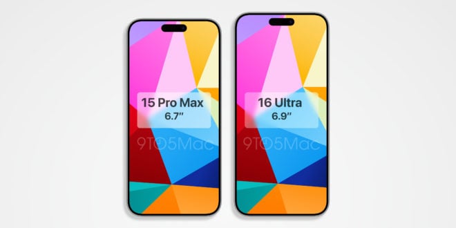 Prime immagini CAD mostrano il display più ampio di iPhone 16 Pro Max