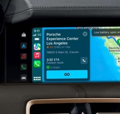 Anche Porsche supporta le indicazioni per auto elettriche su Apple Maps