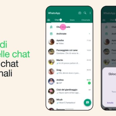 Lucchetto Chat, WhatsApp consente di proteggere le chat più intime