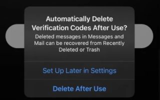 Come cancellare automaticamente i codici per la verifica a due fattori su iOS 17