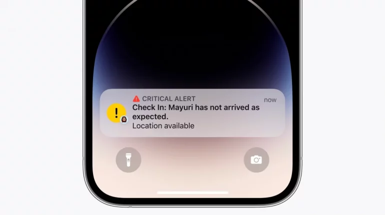 Check-in iMessage iOS 17