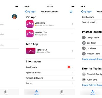 Apple aggiorna App Store Connect con il supporto a visionOS
