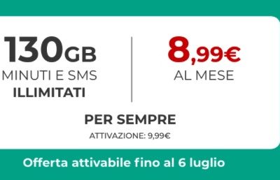 iliad Flash 130: minuti illimitati, SMS illimitati e 130 GB di traffico