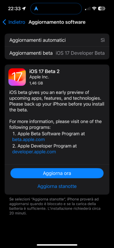 iOS 17 beta 2