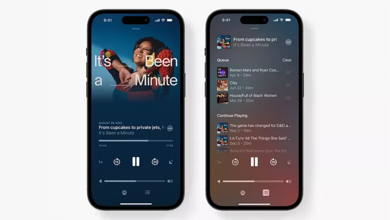 podcast ios 17