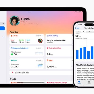 Apple offre informazioni su nuovi aspetti della salute