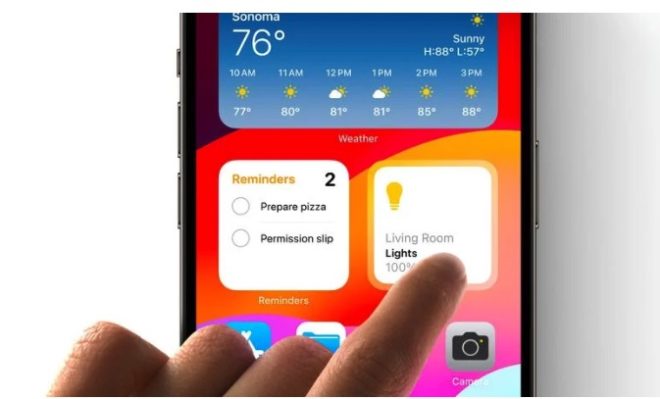 iOS 17 introduce i widget interattivi