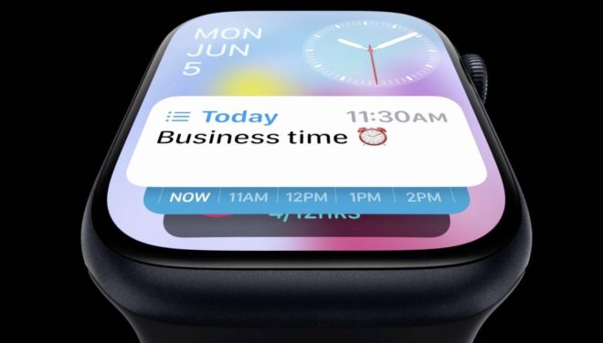 Come funzionano i widget su Apple Watch con watchOS 10