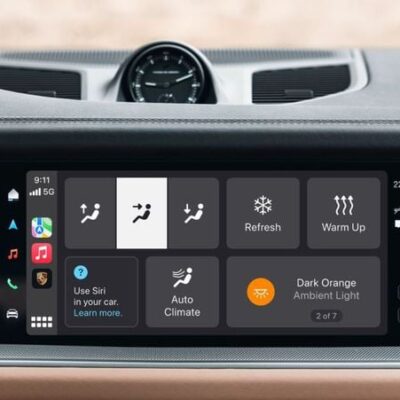 Porsche ora consente di controllare le funzioni del veicolo da CarPlay
