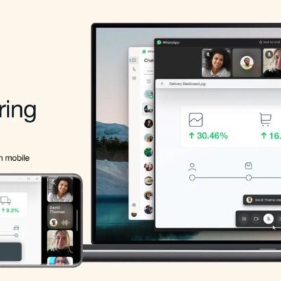 Su WhatsApp arriverà la condivisione schermo