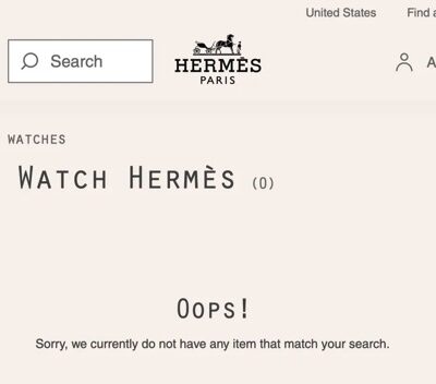 Hermès rimuove tutti gli Apple Watch e i cinturini dal suo sito Web