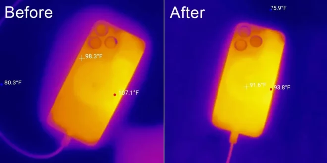 Test con termocamera: iOS 17.03 diminuisce il surriscaldamento degli iPhone 15 Pro?