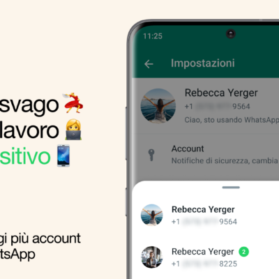 WhatsApp lancia il doppio account sullo stesso dispositivo