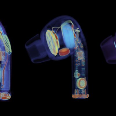 I raggi X rivelano le differenze tra AirPods autentici e falsi