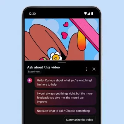 Google sperimenta l’intelligenza artificiale generativa su YouTube