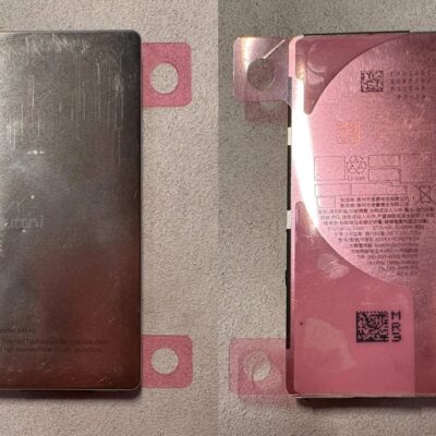 Nuove immagini mostrano la presunta batteria degli iPhone 16 Pro