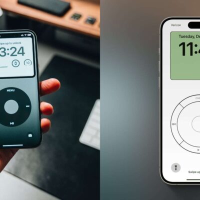 Trasforma la schermata di blocco con questi wallpaper a tema iPod