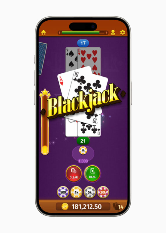 Blackjack di MobilityWare