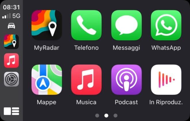 MyRadar arriva su Apple CarPlay con le previsioni meteo