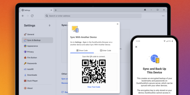 DuckDuckGo sincronizza password e segnalibri su tutti i dispositivi, senza nessun account