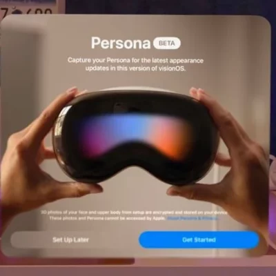 visionOS 1.1 aggiunge il ripristino su Vision Pro e migliora Persona