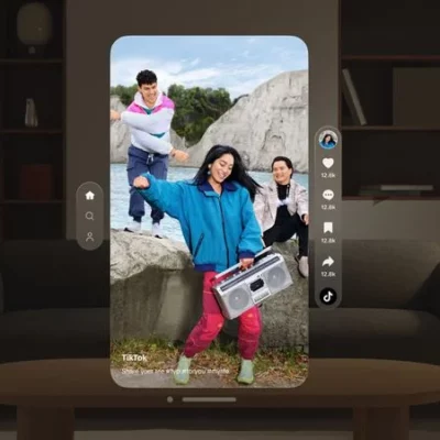 TikTok lancia la sua app per Vision Pro