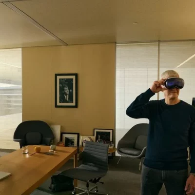Tim Cook utilizza tutti i giorni il suo Vision Pro