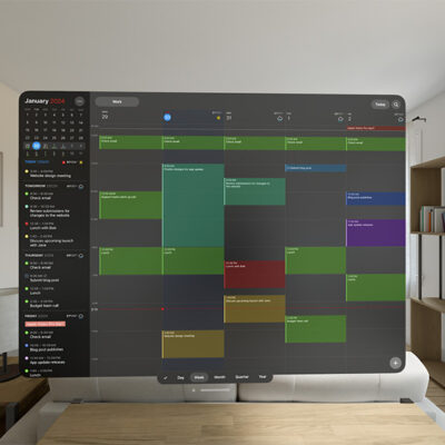 Fantastical per visionOS aumenta la produttività di Vision Pro
