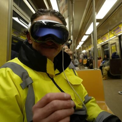 Usare il Vision Pro in pubblico sembrerà strano per molto tempo