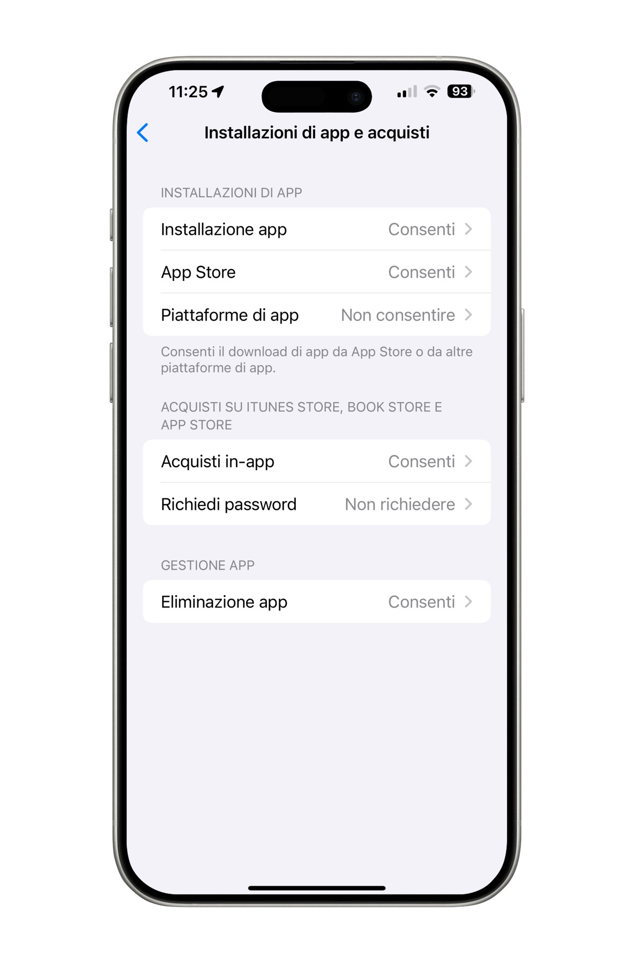 Bloccare installazione app store alternativi iOS 17.4