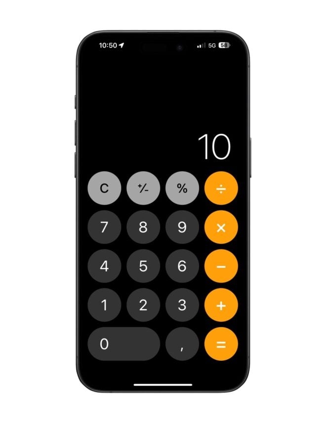 Calcolatrice iOS: tutti i trucchi per usarla al meglio