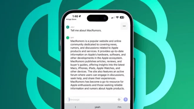 L’app ChatGPT per iPhone attiva la funzione “Leggi ad alta voce”