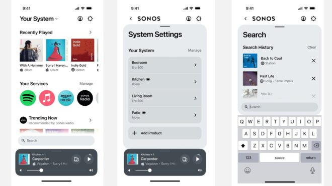 Sonos rinnova la sua app per iOS per migliorare lo streaming musicale