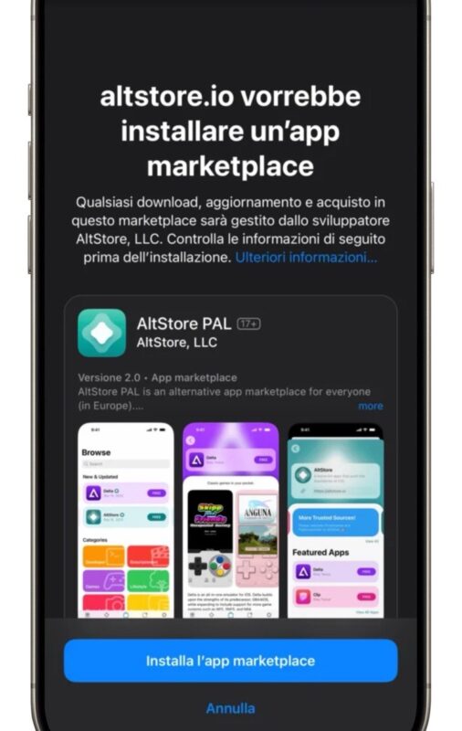 AltStore PAL Come Installare