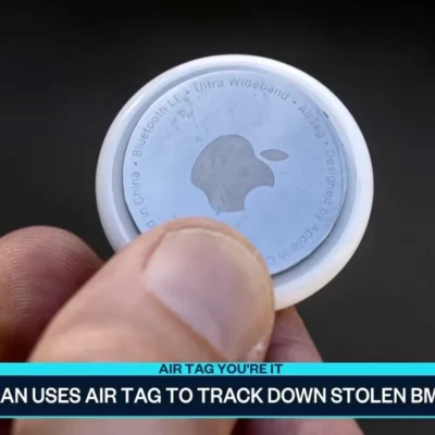 Gli rubano la BMW, la ritrova grazie ad AirTag