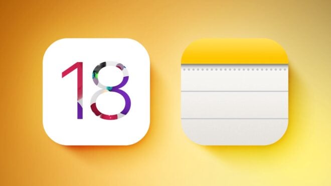 iOS 18 porterà tante novità nell’app Note