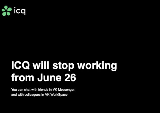 ICQ, un altro pezzo di storia chiuderà definitivamente il 26 giugno
