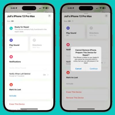 iOS 17.5 aggiunge la funzione “Stato di riparazione” su iPhone