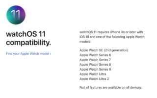 watchOS 11, tutti gli Apple Watch compatibili con il nuovo aggiornamento