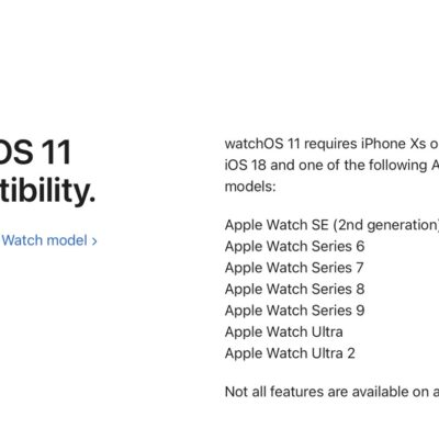 watchOS 11, tutti gli Apple Watch compatibili con il nuovo aggiornamento