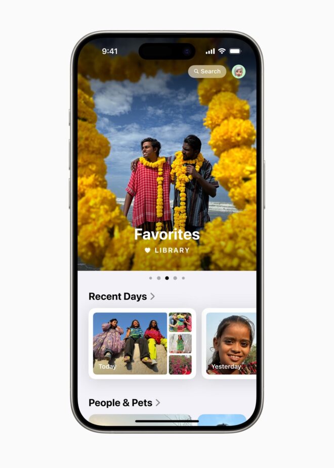 Come cambia l’app Foto in iOS 18