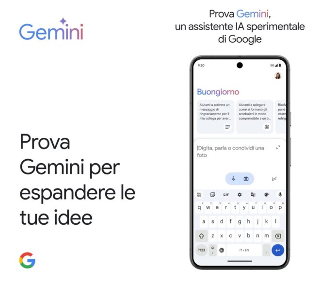 Gemini: l’app arriva in Italia su Android ma per iOS c’è ancora da attendere