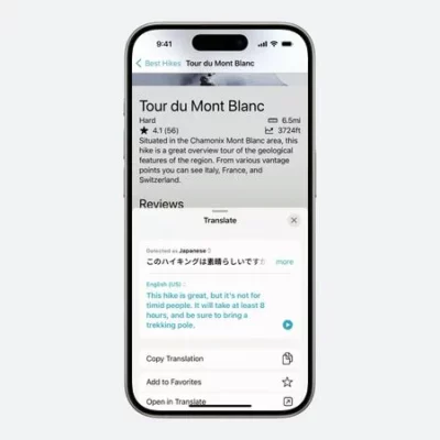 iOS 18 aggiunge nuove API per traduzioni In-App e supporto tastiera bilingue