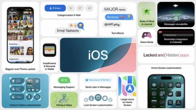 Apple rilascia le prime beta di iOS 18, iPadOS 18, macOS Sequoia, tvOS 18 e watchOS 11