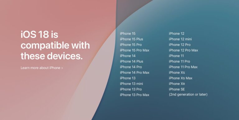 iOS 18, tutti gli iPhone compatibili con il nuovo aggiornamento